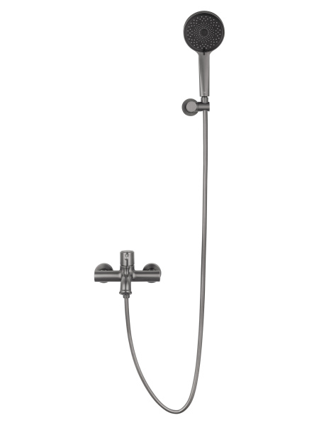 Смеситель для ванны с душем WONZON & WOGHAND TOR, темный графит WW-88037073-BGM