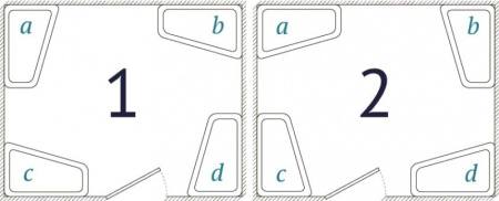 Акриловая ванна RIHO Geta (170x90) левосторонняя B032001005 без гидромассажа