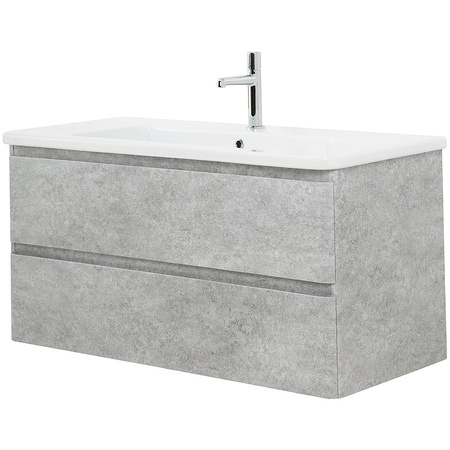 База под раковину BelBagno ALBANO-CER-1050-2C-SO-CVG подвесная Cemento Verona Grigio