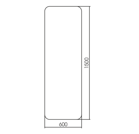 Зеркало (46х140) Silver Mirrors   Салерно ФР-00002407