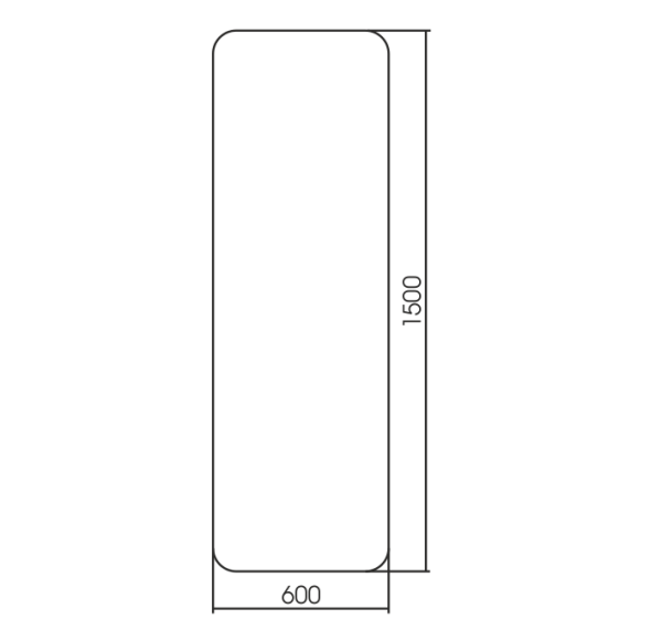 Зеркало (46х140) Silver Mirrors   Салерно ФР-00002407