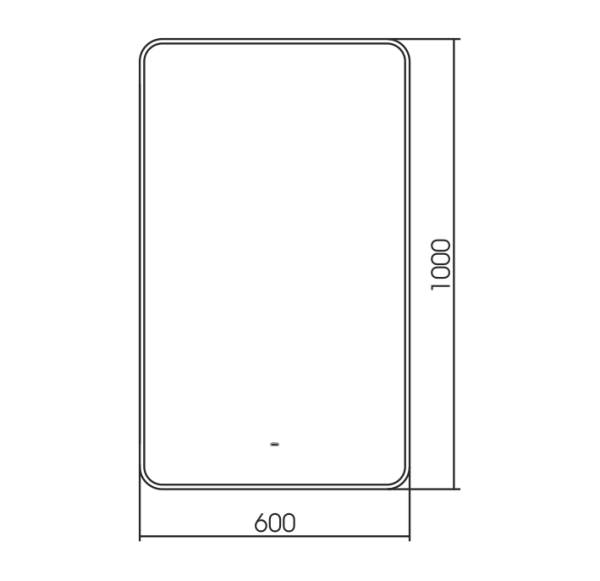 Зеркало (60х100) Silver Mirrors Incanto LED-00002538