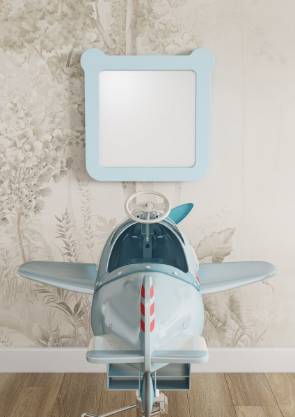 Зеркало (51х51) Aquaton Каспер Мишка 1A283402CR0E0 