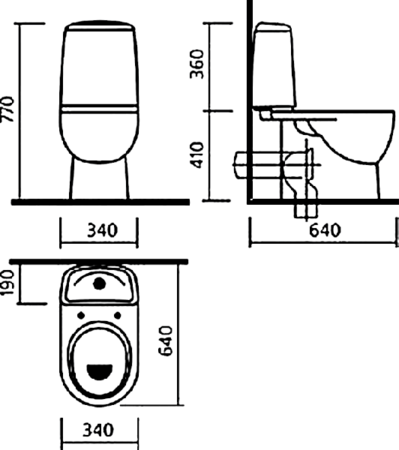 Унитаз-компакт Sanita Luxe Best NORWEY