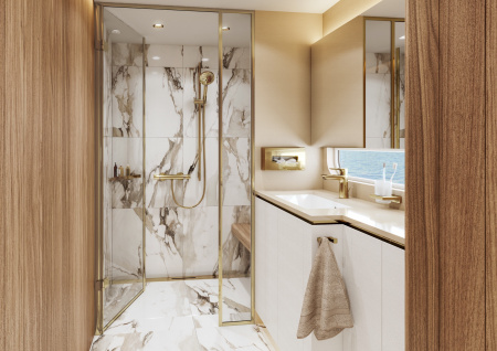 Стакан для зубных щеток Hansgrohe AddStoris 41749990 полированное золото