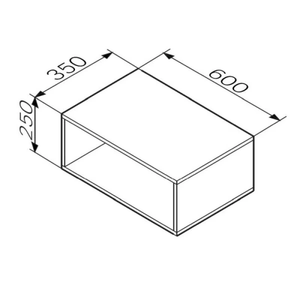 Шкаф для пенала шкаф Am.Pm Func M8FOH0601WM белый матовый