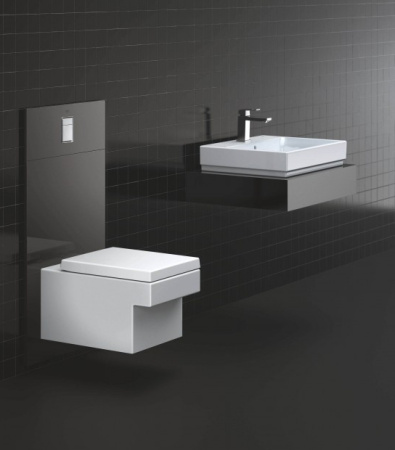 Подвесной унитаз безободковый GROHE Cube Ceramic 39245 00H (3924500H)