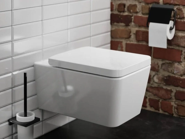 Унитаз подвесной безободковый Hansgrohe CreekTide Q 60119450 без сиденья