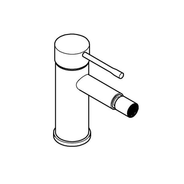 Смеситель для биде GROHE Essence 24395KF1 (черный матовый)