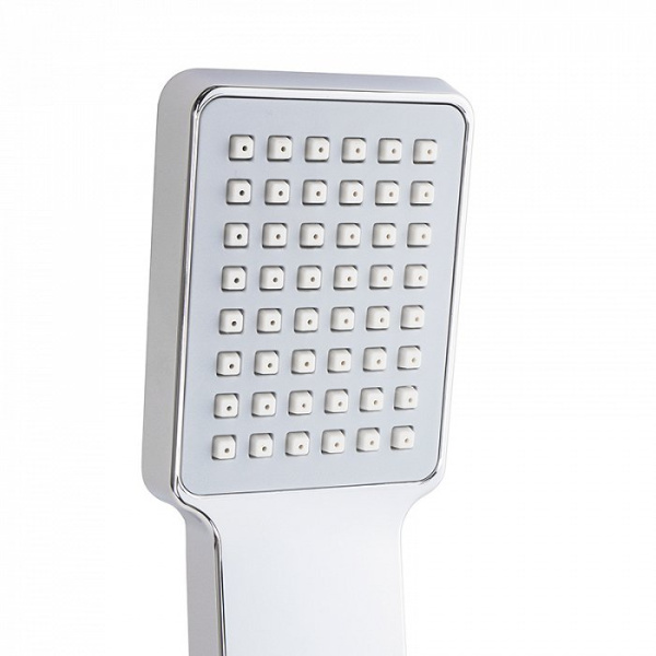 Лейка для душа 1F квадратная, ширина 64.5мм IDDIS A11012, хром