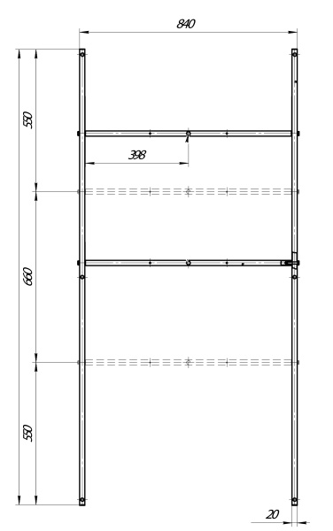 Рама разборная Marka One  ПУ 180 190х90 03пу1990