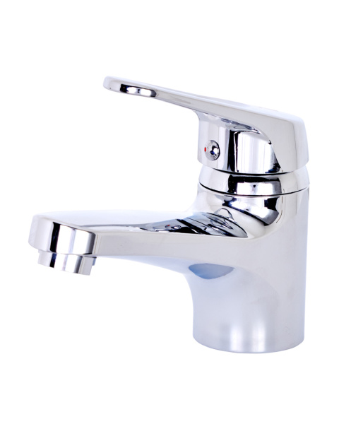 Смеситель для раковины однорычажный полимерный OneLife P11-021cr хром