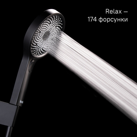 Лейка для душа IDDIS SpaHome черная (SPA3F0Bi18)