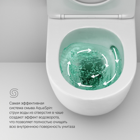 Унитаз подвесной AM.PM Like C801900SC с сиденьем Микролифт