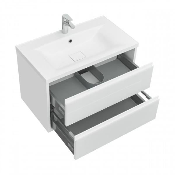 Тумба с раковиной Aquaton Римини 80 1A2267K2RN010