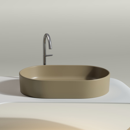 Раковина накладная (60,8х38,5) Ceramica Nova ELEMENT CN6048MC