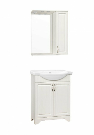 Зеркало-шкаф Style Line Олеандр-2 65 (65x83) ЛС-00000202 бежевый