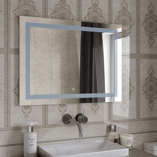 Зеркало с подсветкой (90х70) Continent Rimini ЗЛП1222