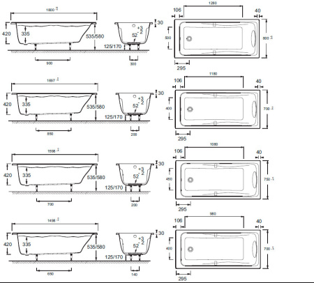 Панель фронтальная Jacob Delafon Odeon Up E060RU-00