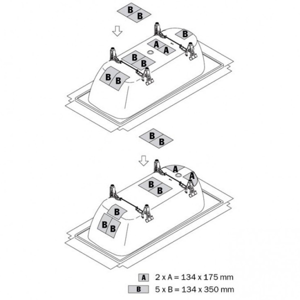 Комплект для шумоизоляции Kaldewei 6 штук 687675730000