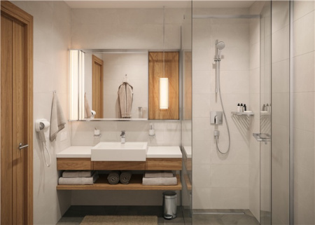 Ручка для двери душевой Hansgrohe AddStoris 41759000 хром