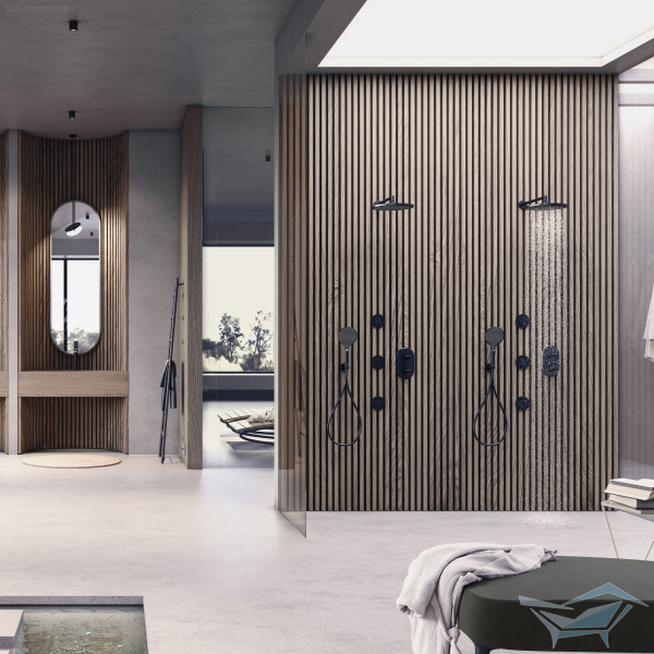 Однорычажный смеситель для раковины BOSSINI Apice E89600.073 черный