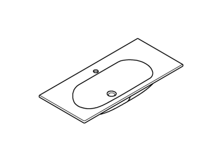 Раковина накладная (100х46) Grohe Essence Ceramic 39566 00H (3956600H)