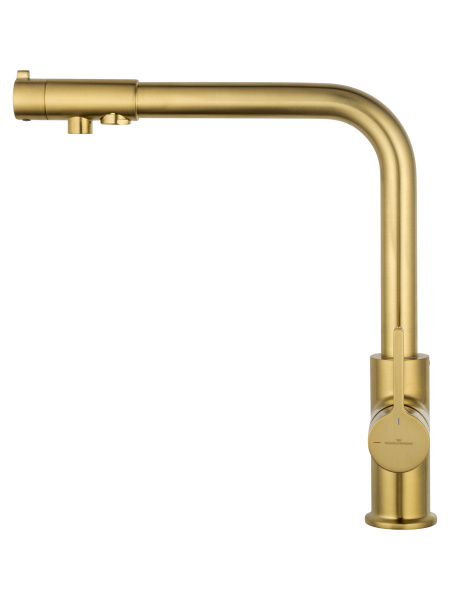 Смеситель для кухни c подключением фильтра WONZON & WOGHAND, брашированное золото WW-88458008-BG Смеситель для кухни c подключением фильтра WONZON & WOGHAND, брашированное золото WW-88458008-BG