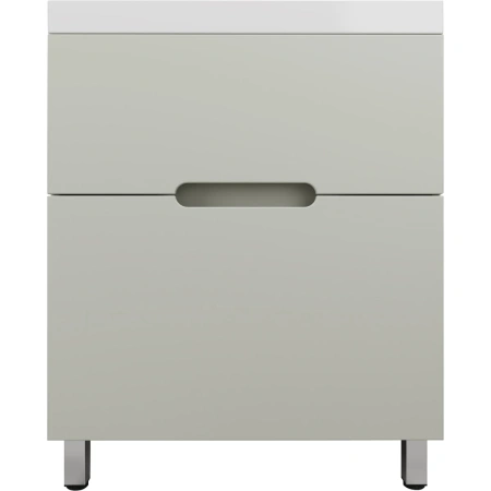 Тумба напольная без раковины 70 см Style Line Матис ЛС-00002435 оливковый матовый