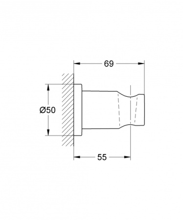 Держатель для душа GROHE Rainshower 27074 A00 (27074A00)