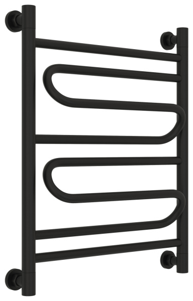 Полотенцесушитель Водяной Сунержа Элегия + (60х50) Матовый Черный 31-0205-6050