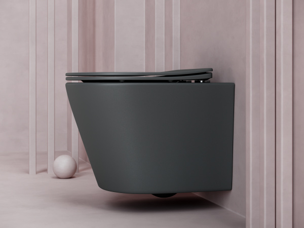 Подвесной унитаз Ceramica Nova Balearica Rimless CN6000MDH