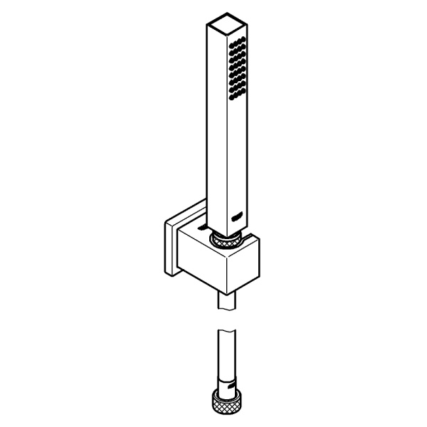 Душевой набор Grohe Euphoria Cube 27702 000 (27702000) хром  Душевой набор Grohe Euphoria Cube 27702 000 (27702000) хром