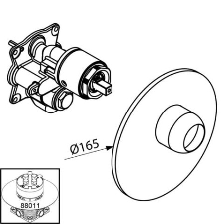Смеситель для душа Kludi Provita 336550500