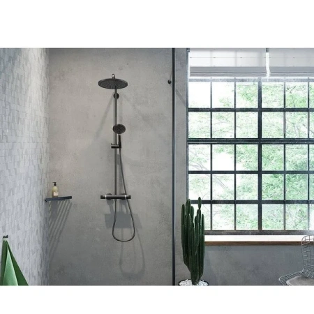 Крючок Hansgrohe AddStoris 41742340 шлифованный черный хром 