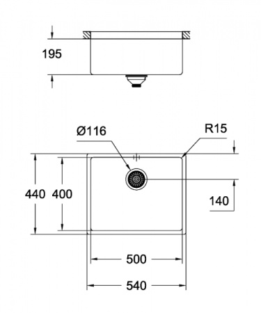Мойка для кухни Grohe 31574DL0