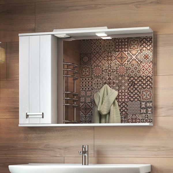 Зеркало со шкафом (100x70) Vigo Diana z.DIA.100.L.El