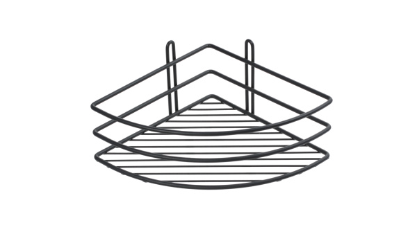 Полка угловая Fixsen черная FX-710B-1