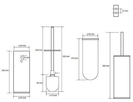 Ершик для унитаза Bemeta Neo 102313065