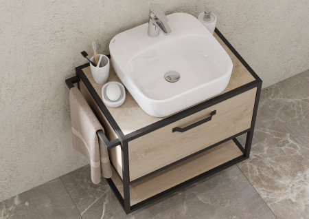 Тумба под раковину Aquaton Лофт Фабрик 65 1A242301LTDU0