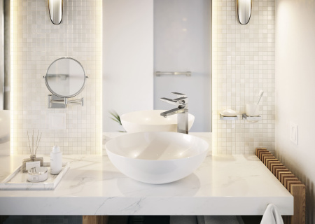 Смеситель для раковины с донным клапаном Push-Open Hansgrohe Metropol 32512000 хром