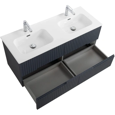 Тумба под раковину Cezares DUET-N-1200-4C-SO-2-GR-P Grafito