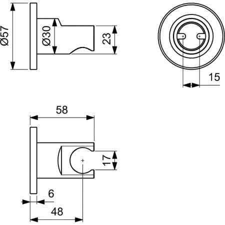 Держатель для душевой лейки Ideal Standard BC806XG