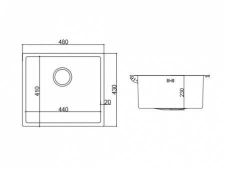 Мойка EMAR EMB-114 Dark