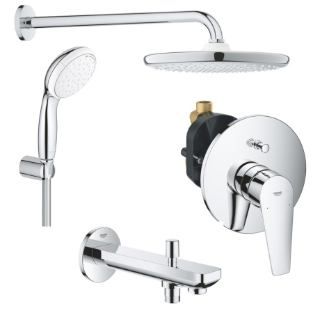 Душевой комплект для ванны Grohe BauEdge New 1000190