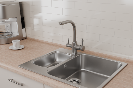 Смеситель для кухонной мойки с фильтром RUSH MS9035-32