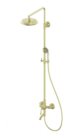 Душевая система WONZON & WOGHAND STEAM, брашированное золото WW-88739008-BG