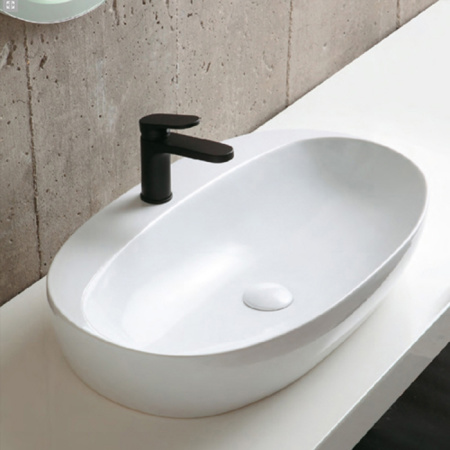 Раковина накладная Azzurra Elegance Circle ELLA060420CMBI/(ECI60M bi)*1