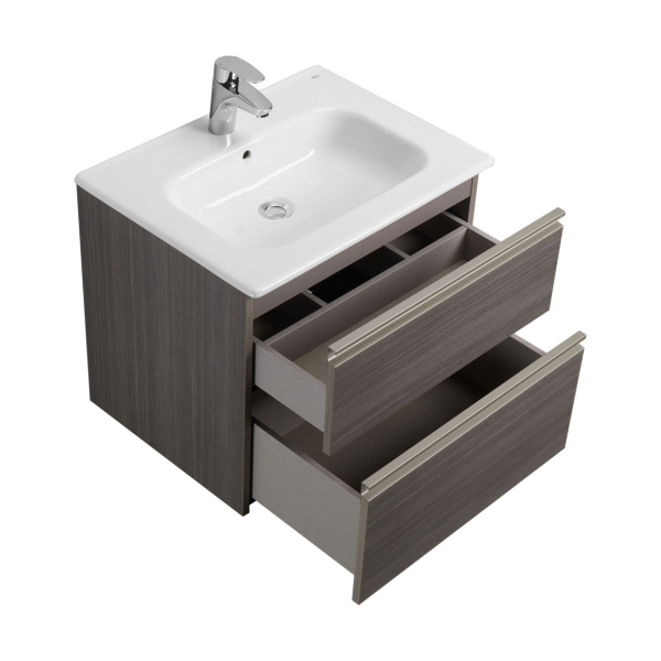 Тумба под раковину Roca Gap 60 городской дуб, 2 ящика, A857397402
