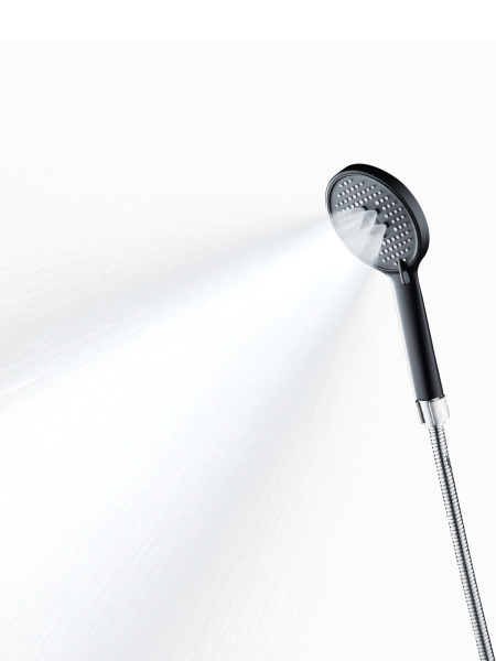 Душевой гарнитур Orange OS132b лейка 3 режима черный